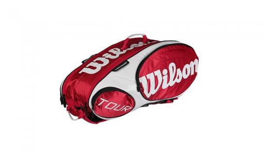 Tenisov taky Wilson - Wilson Tour 9 Bag Red
