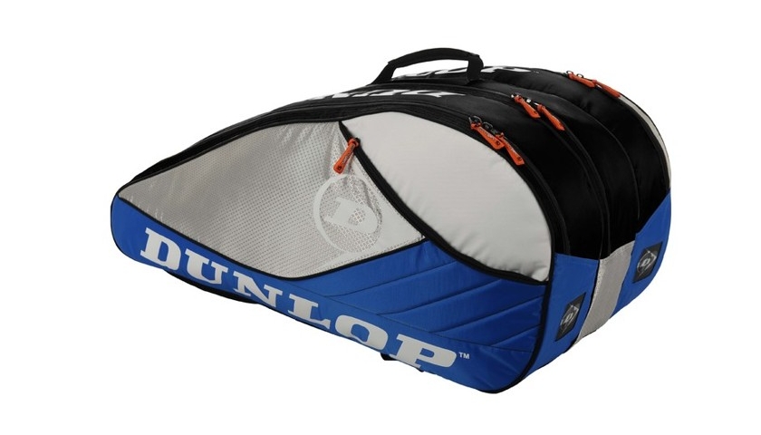 Tenisov taky Dunlop Dunlop Aerogel 4D 10 Racket Thermo Bag Blue
