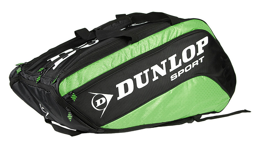 Tenisov taky Dunlop Dunlop Biomimetic Tour 10 Racket Thermo Bag Green