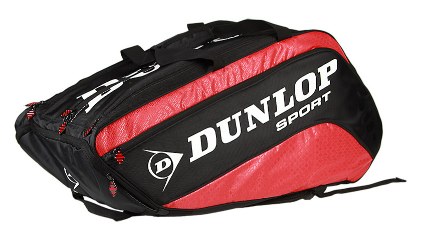 Tenisov taky Dunlop Dunlop Biomimetic Tour 10 Racket Thermo Bag Red