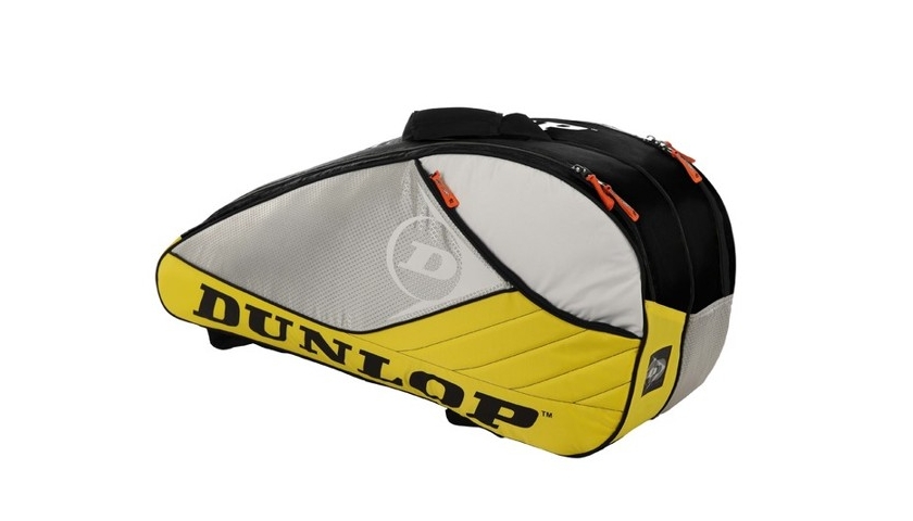 Tenisov taky Dunlop Dunlop Aerogel 4D 6 Racket Thermo Bag Yellow