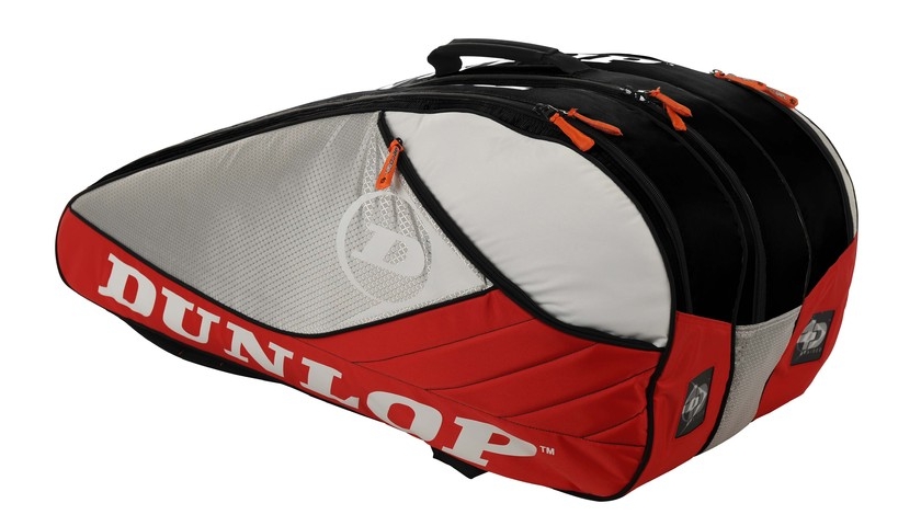 Tenisov taky Dunlop Dunlop Aerogel 4D 10 Racket Thermo Bag Red